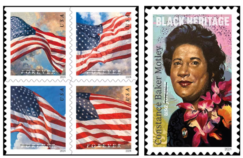 See new USPS stamps for 2024 from post office 